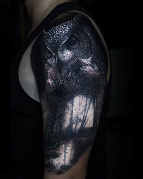 cool black tattoos|black and gray dark tattoo.